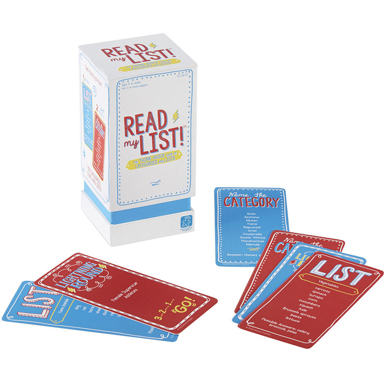 Educational Insights Read My List Game Wayfair